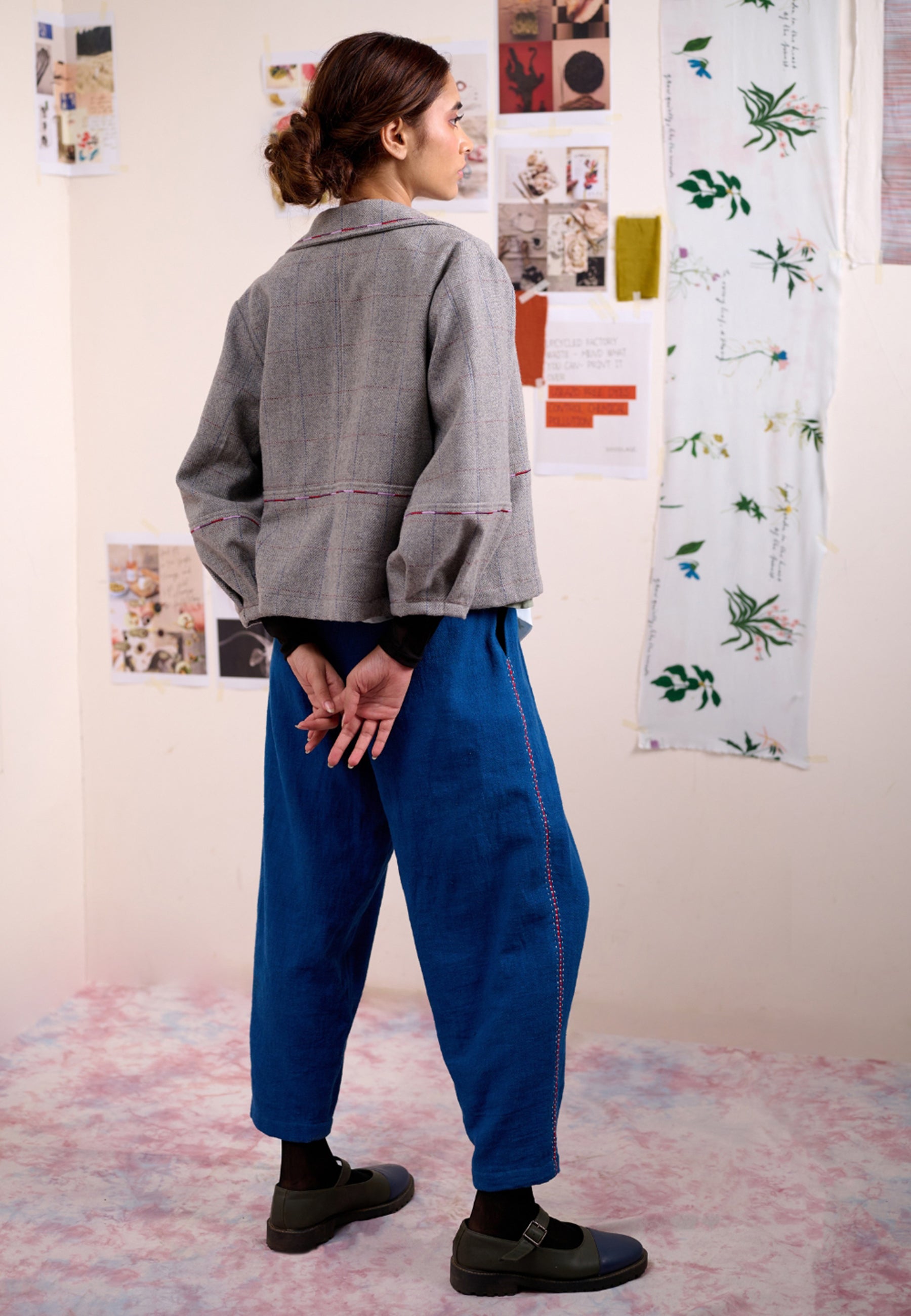 Oren Blue Pants BOTTOMS Doodlage