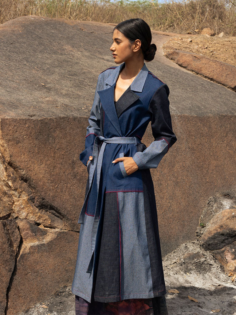 Amelia Denim Trench JACKETS Doodlage   