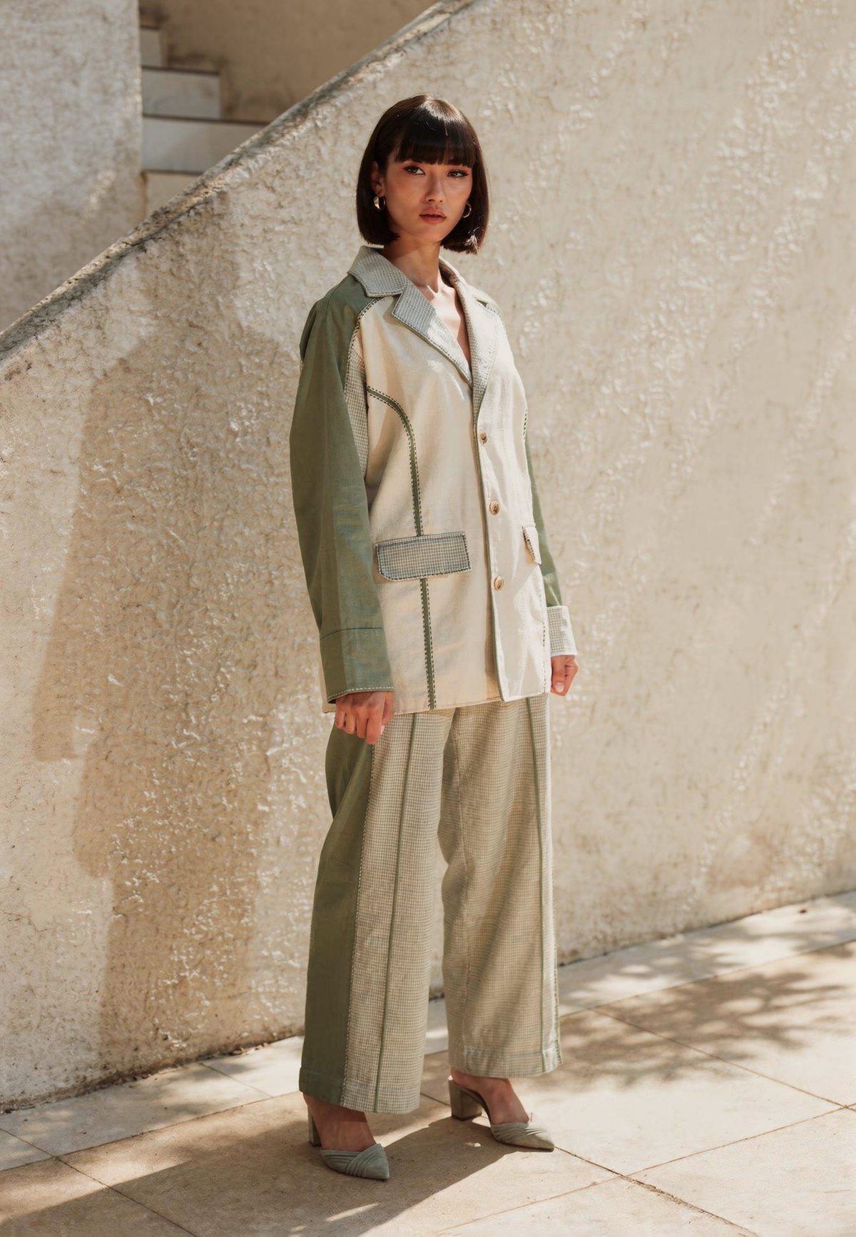 Meadows Unisex Colour Blocked Pants BOTTOMS IKKIVI