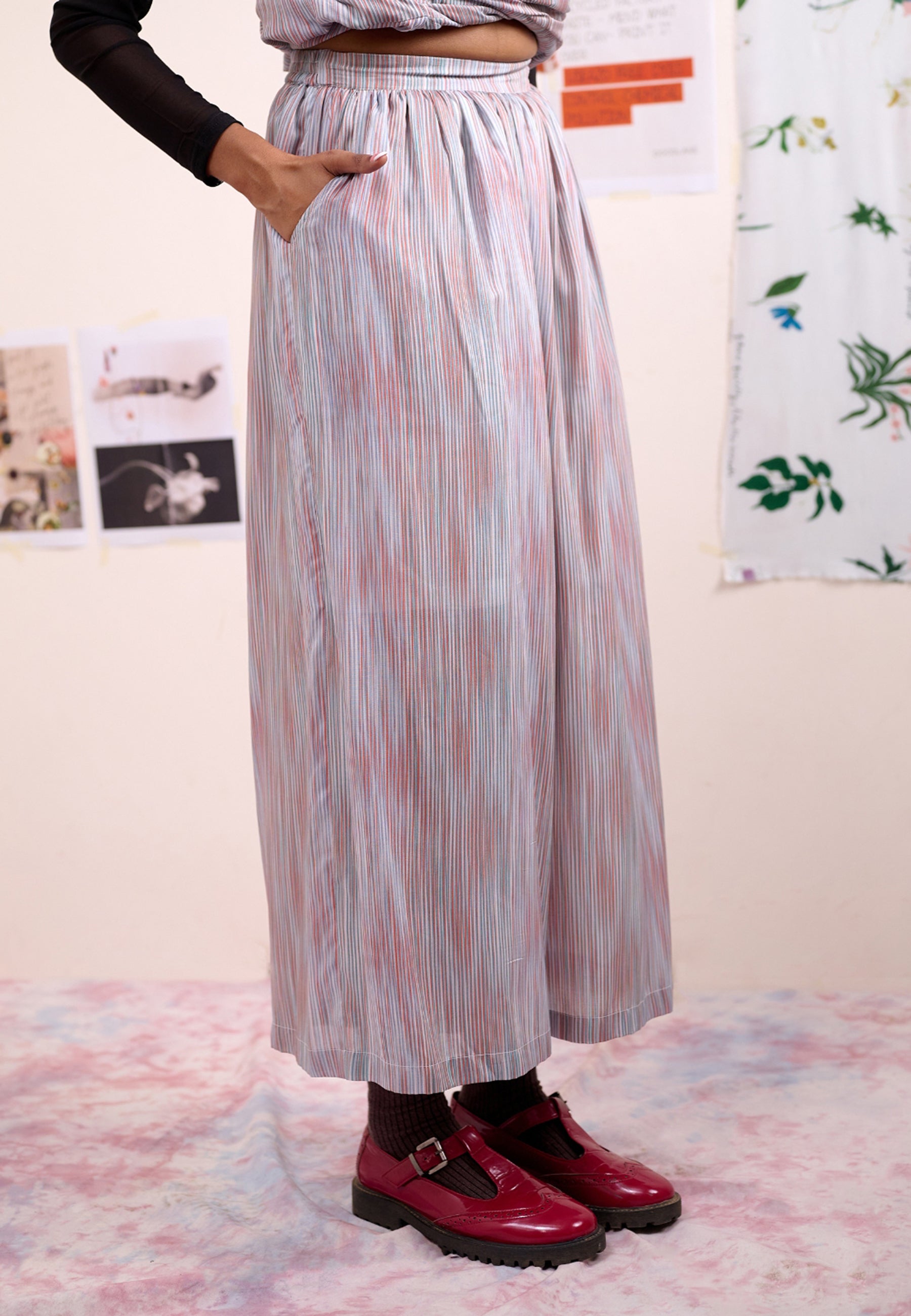 Rehno Striped Pants BOTTOMS Doodlage