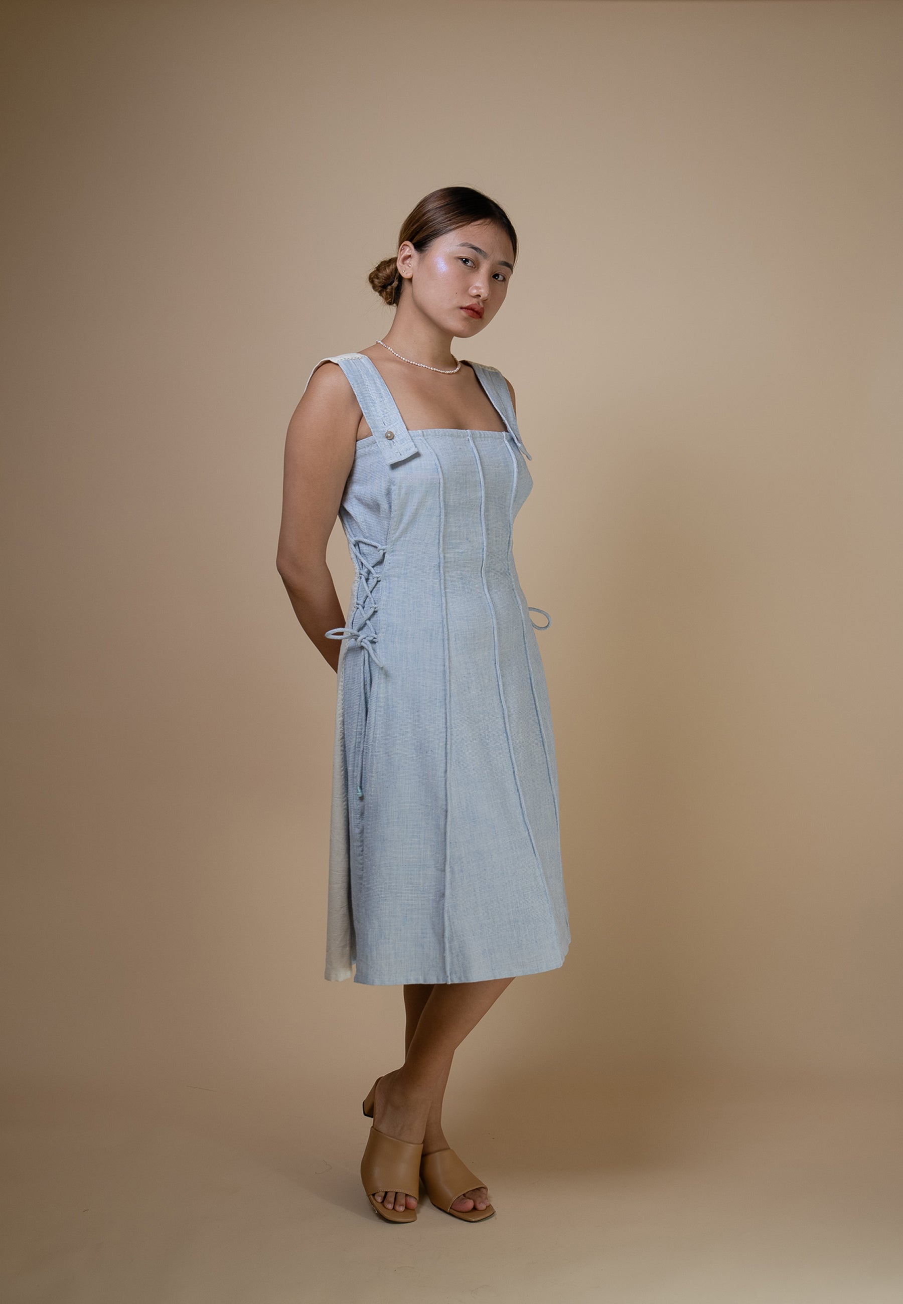 meadows midi dress The Meadows Sage Floral Midi Dress