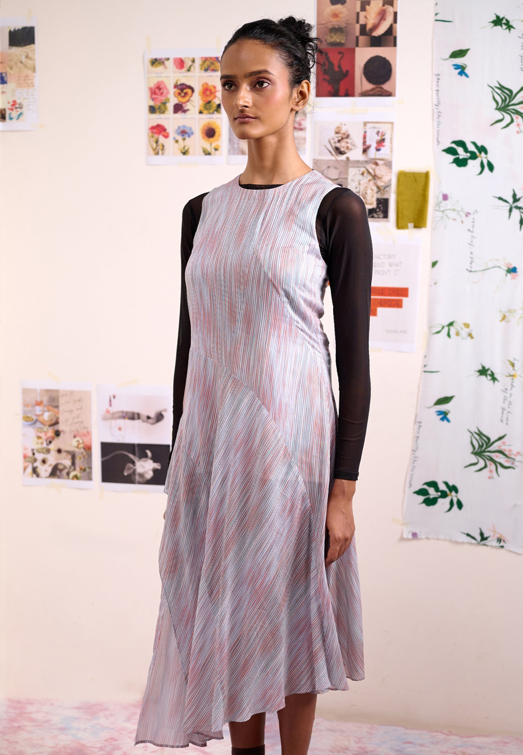 Heron Striped Dress DRESSES Doodlage