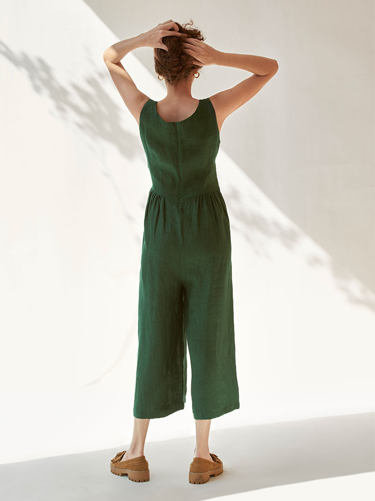 Beyond Basic Green Jumpsuit JUMPSUITS IKKIVI   