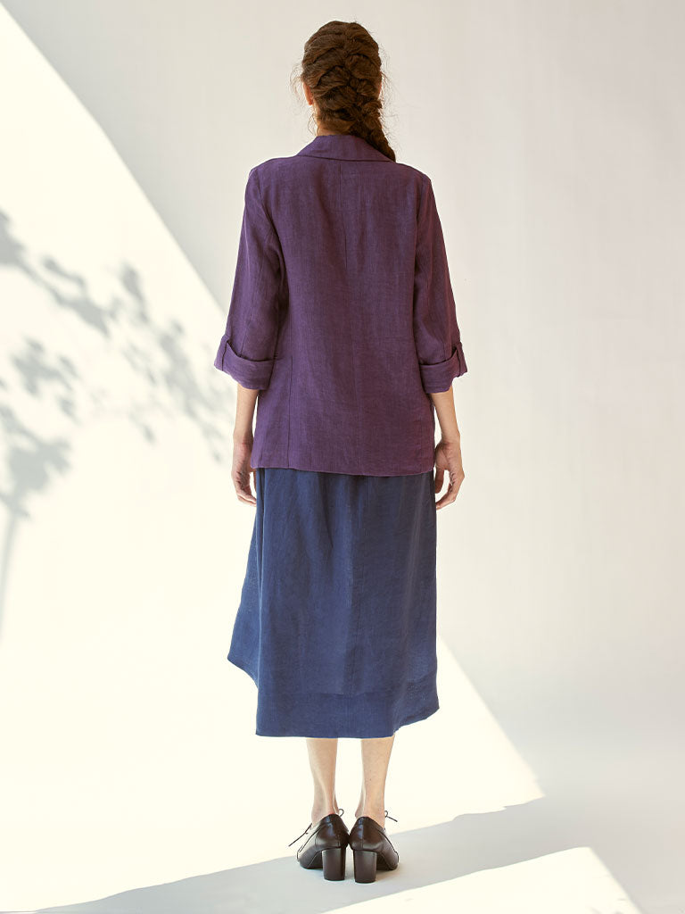 Today's Mood Purple Skirt Set SETS IKKIVI   