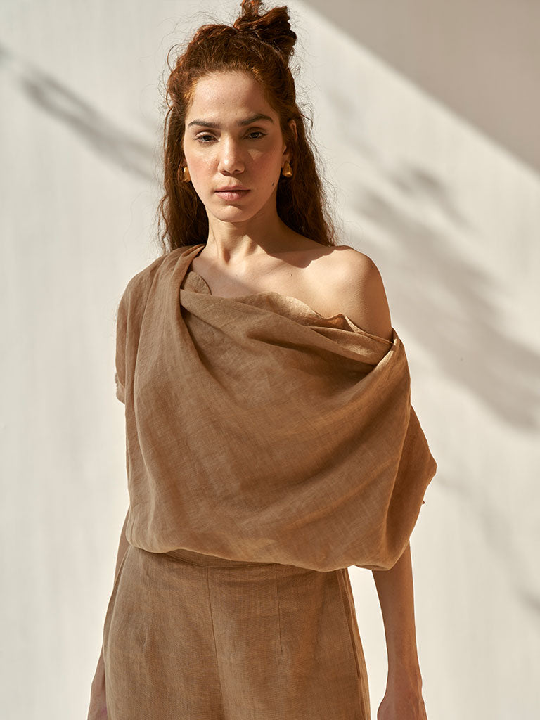 Khaki Cowl Set SETS IKKIVI   