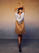 Ombre Block Dress Blue Cocoa DRESSES IKKIVI   
