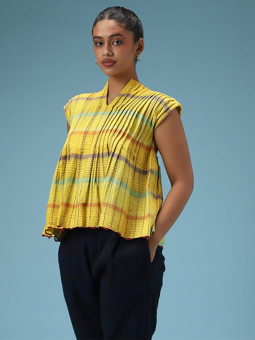 Happy Go Lucky Yellow Top TOPS IRO IRO