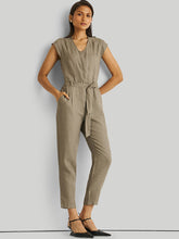 Load image into Gallery viewer, Evening Chai Green Jumpsuit JUMPSUITS Reistor   
