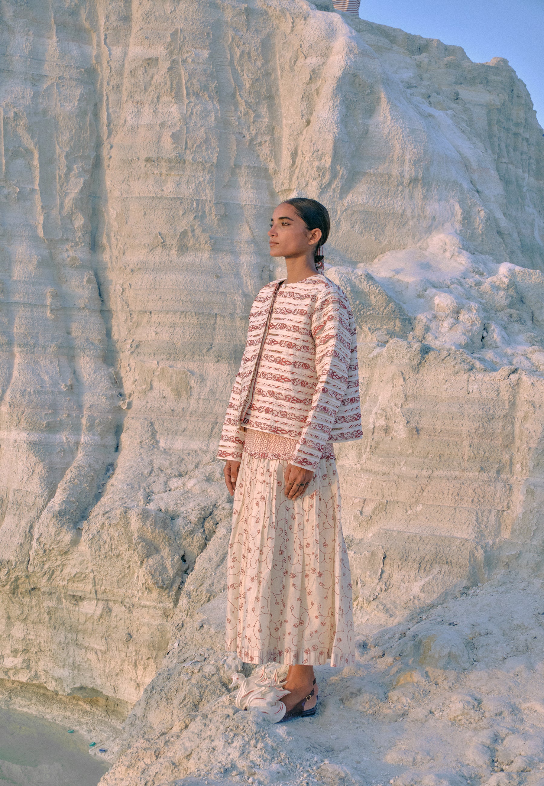 Fable Collarless Jacket JACKETS Ahmev