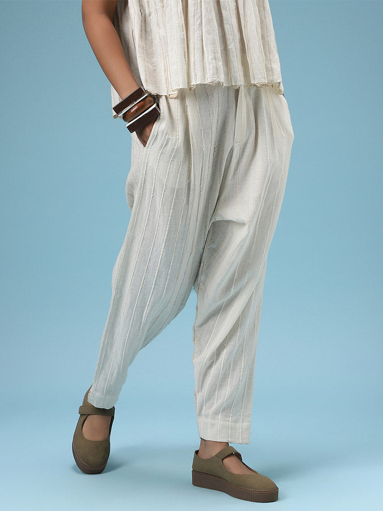 Noor Upcycled Cotton Pants BOTTOMS IRO IRO