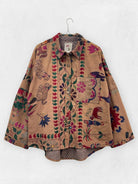 Mivaan Shacket TOPS IKKIVI One Size Pattern 3 Cotton