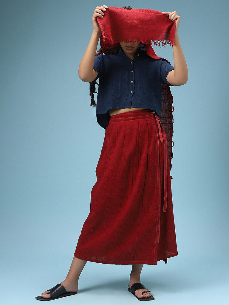 Rakta Upcycled Kala Cotton Skirt BOTTOMS IRO IRO