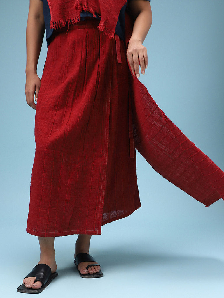 Rakta Upcycled Kala Cotton Skirt BOTTOMS IRO IRO