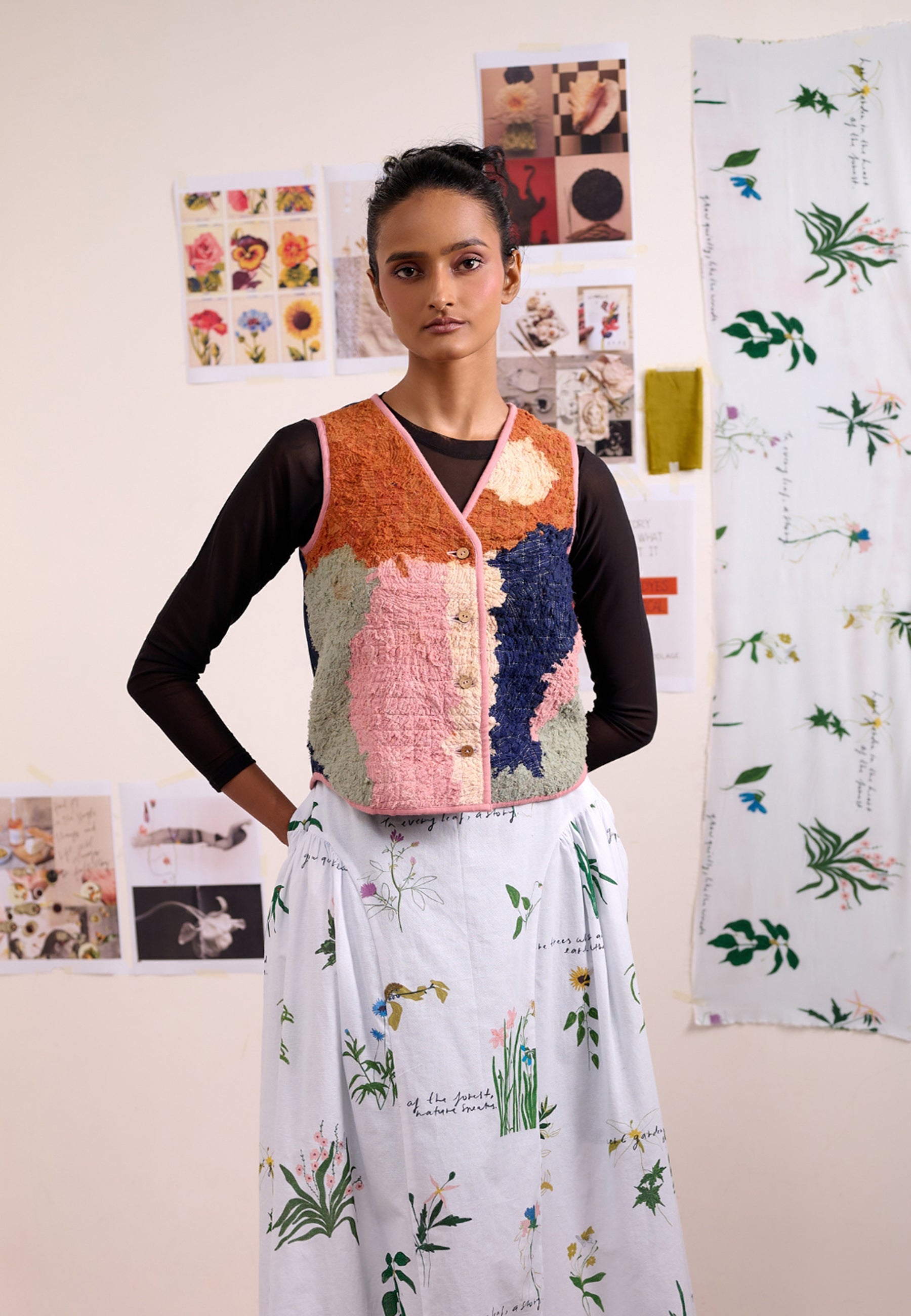 Mirae Textured Jacket JACKETS Doodlage