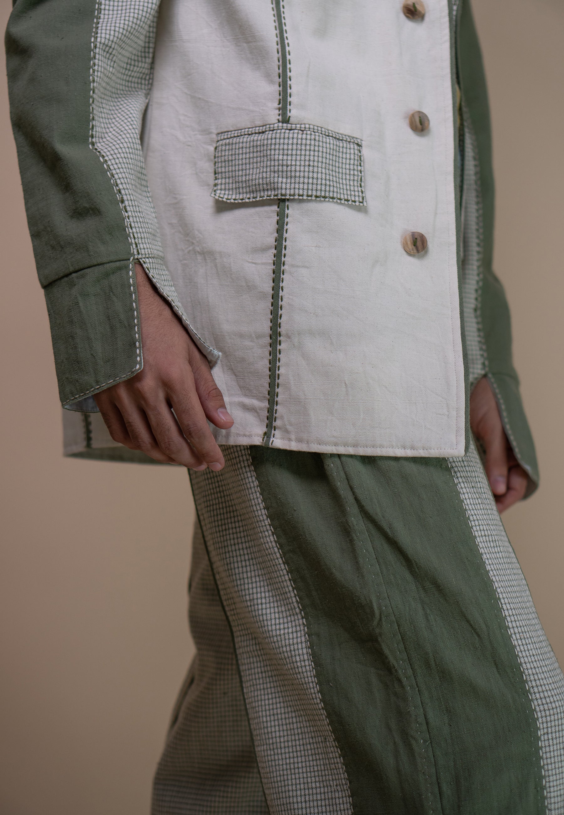 Meadows Unisex Colour Blocked Blazer JACKETS IKKIVI