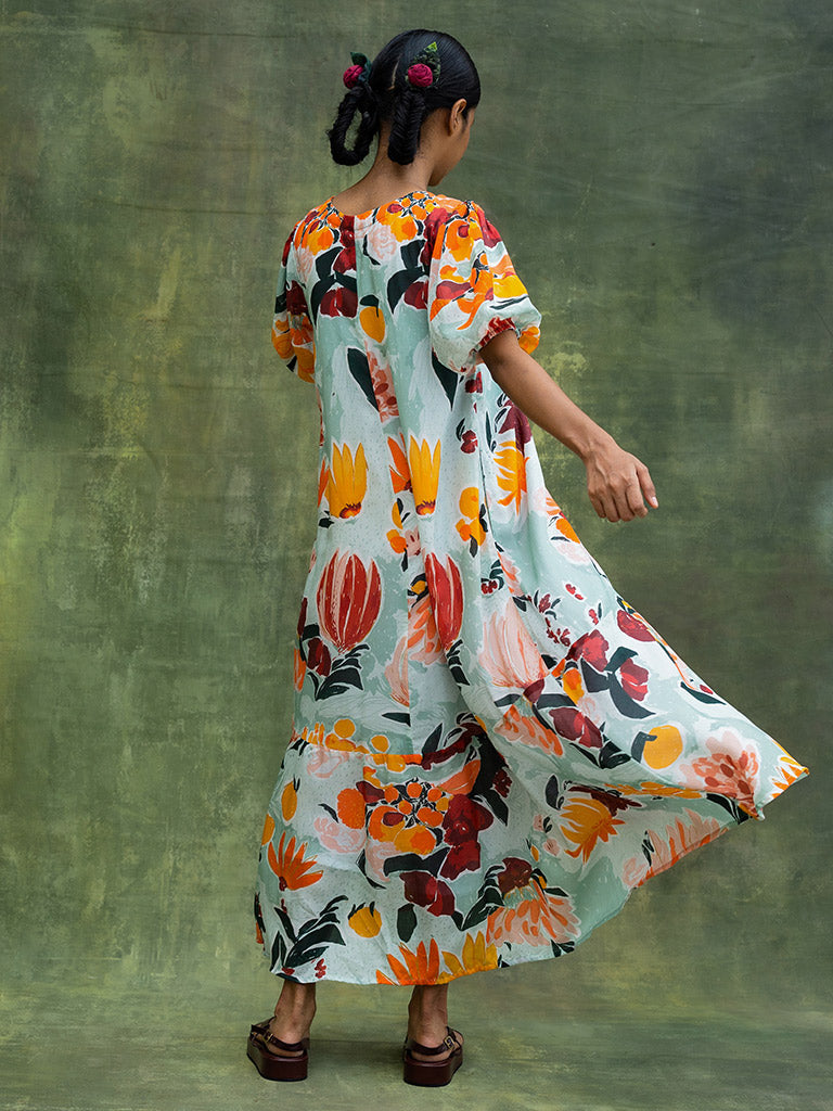 Jill Printed Dress DRESSES Doodlage