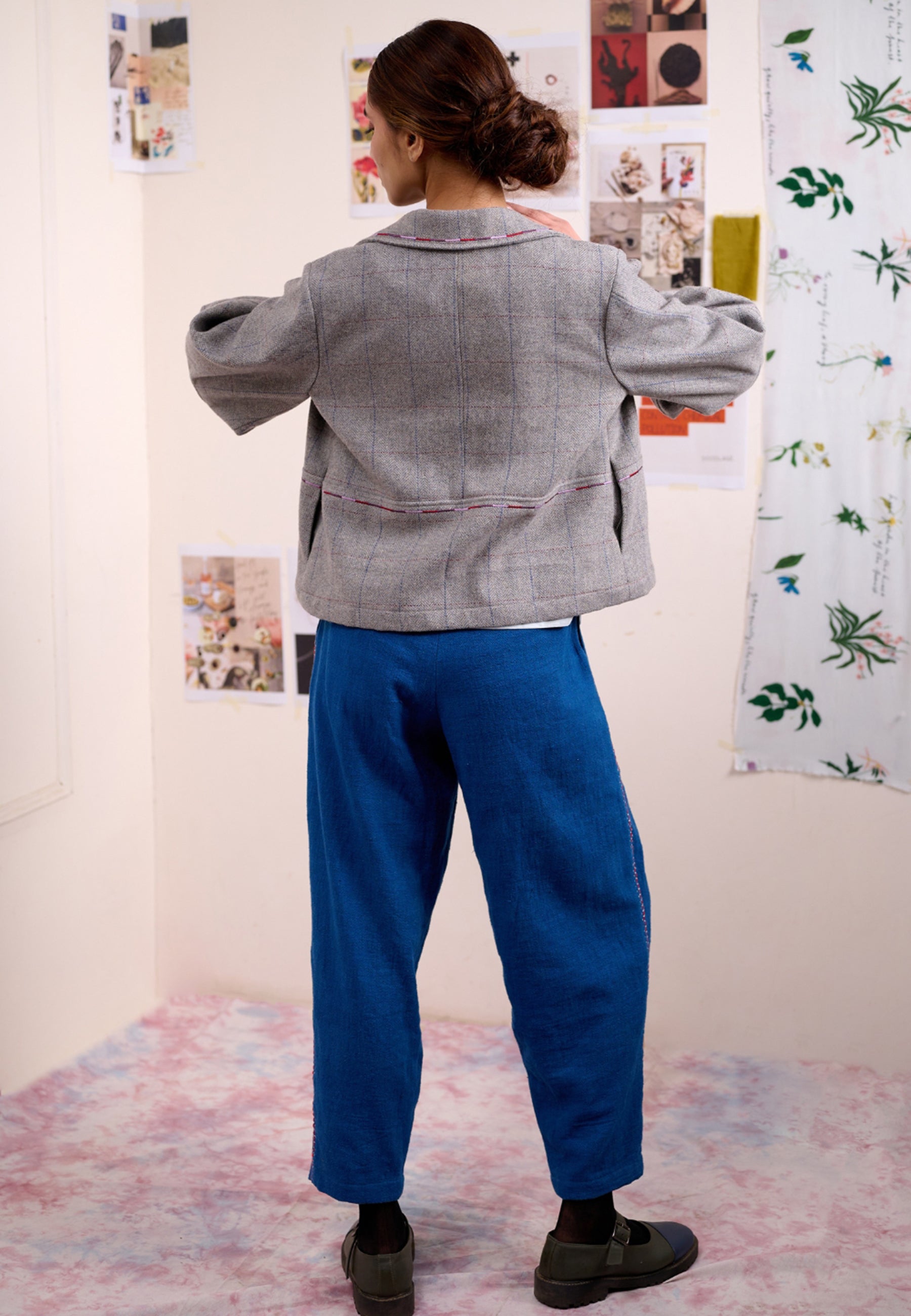 Oren Blue Pants BOTTOMS Doodlage