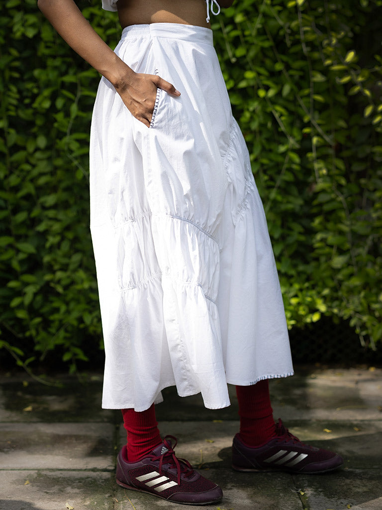 Lizzy White Skirt BOTTOMS Doodlage