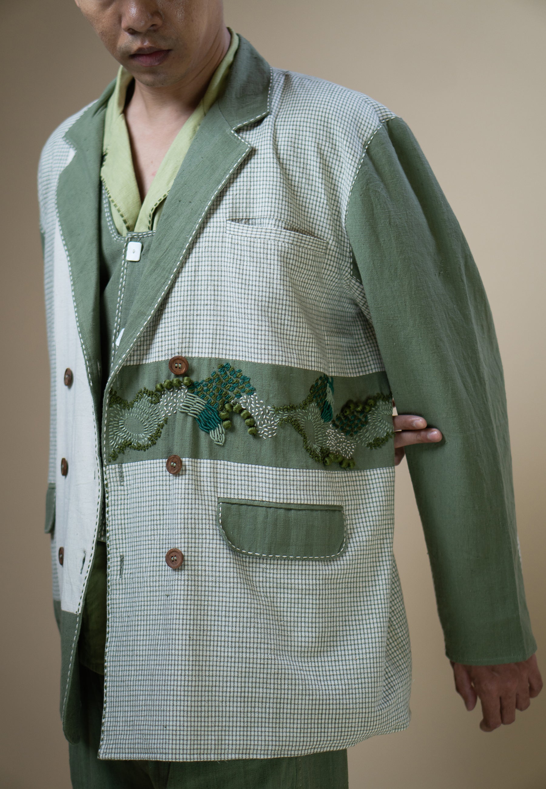 Meadows Unisex Double Breasted Blazer JACKETS IKKIVI