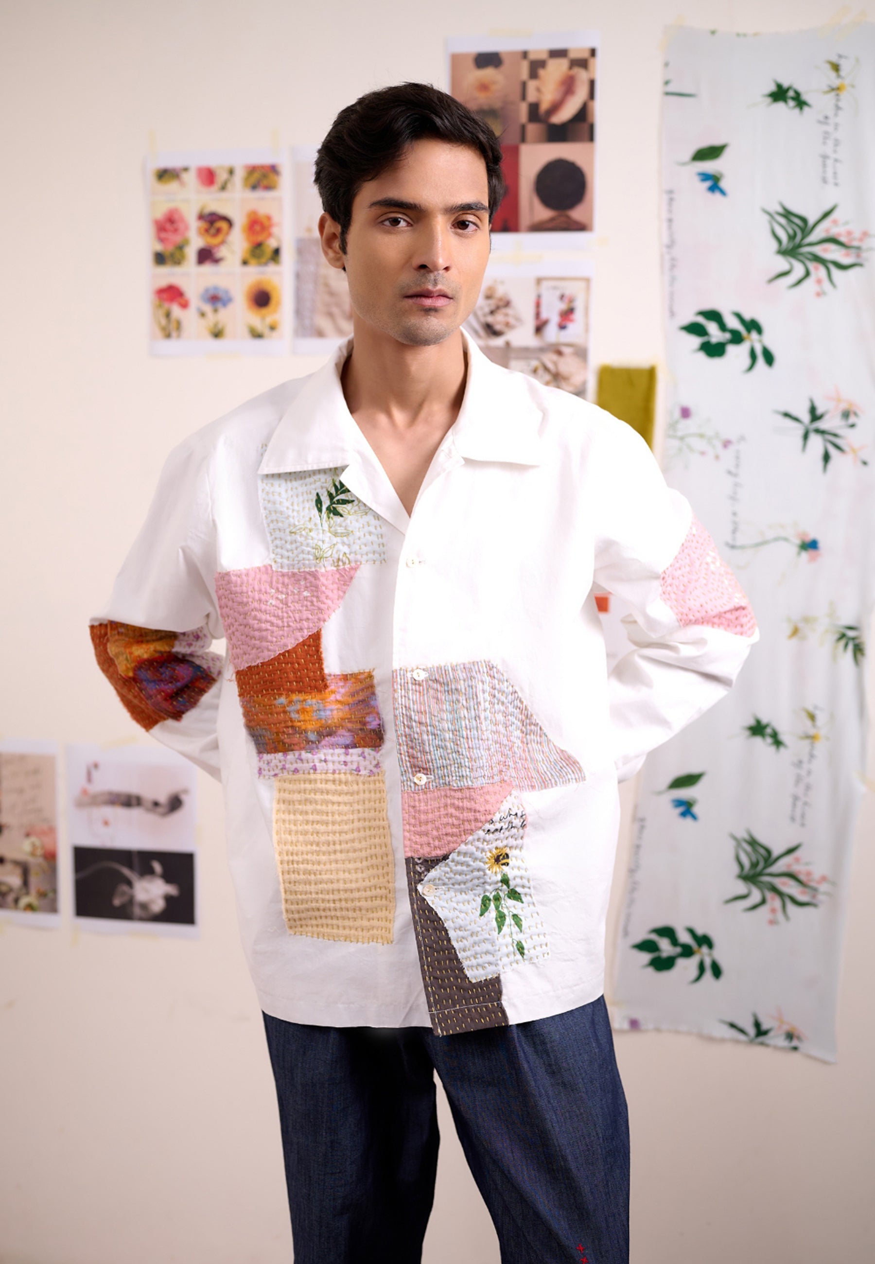 Novelle Patchwork Unisex Shirt TOPS Doodlage