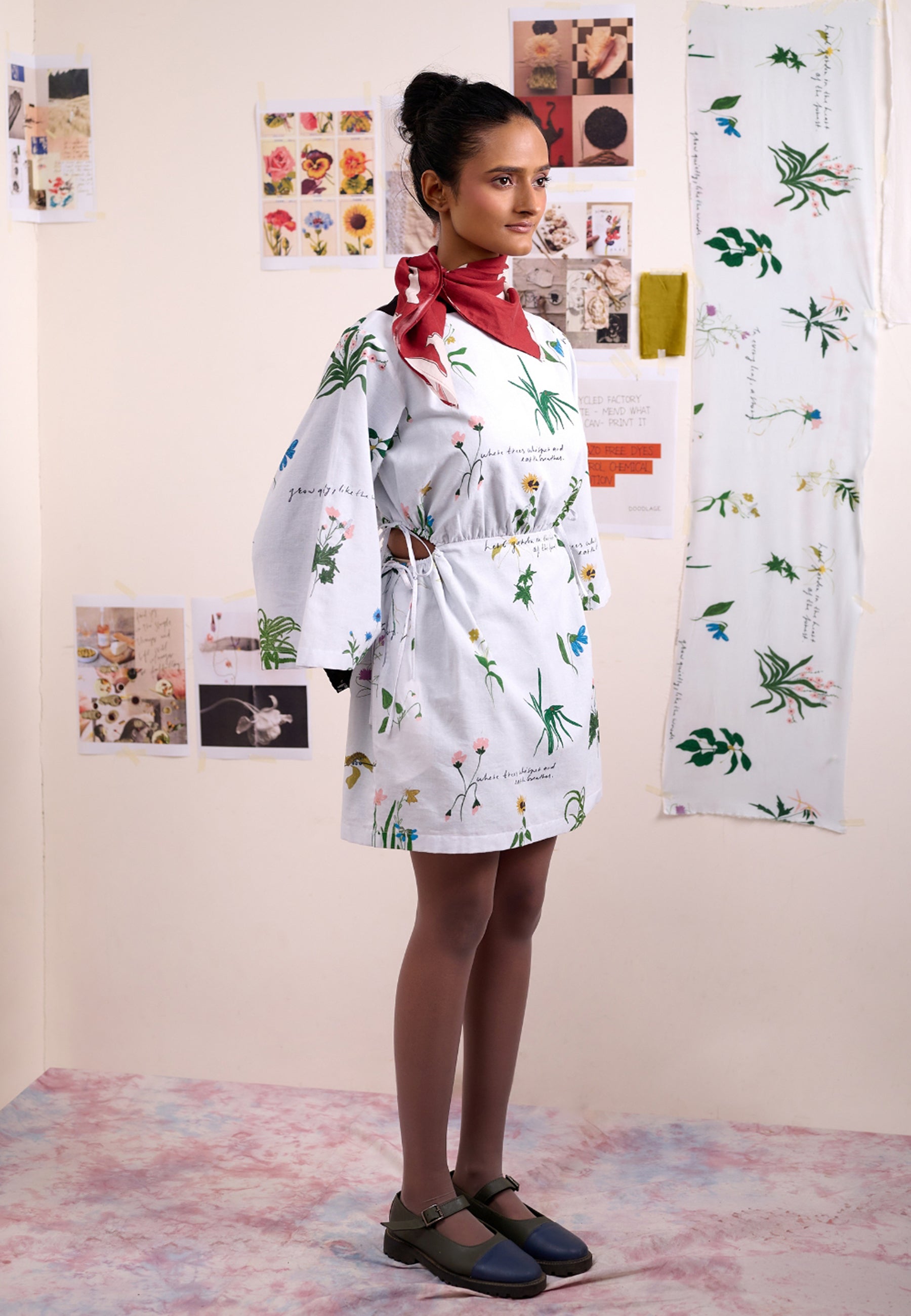 Aurielle Printed Dress DRESSES Doodlage