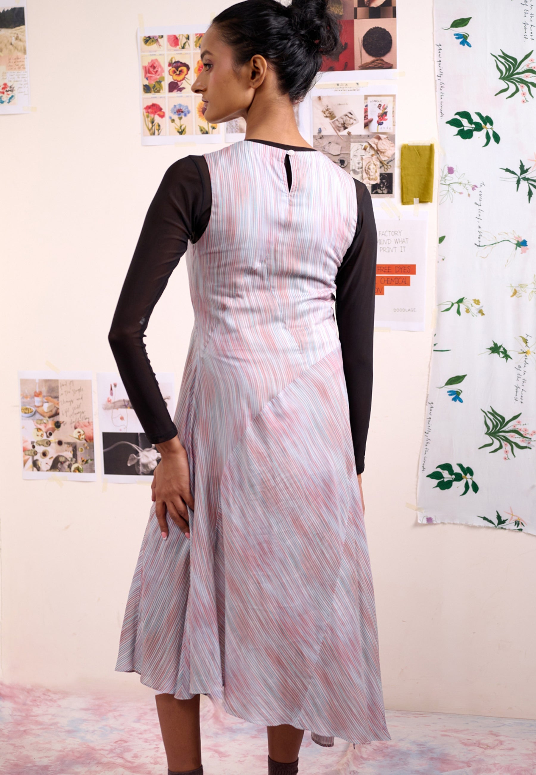 Heron Striped Dress DRESSES Doodlage