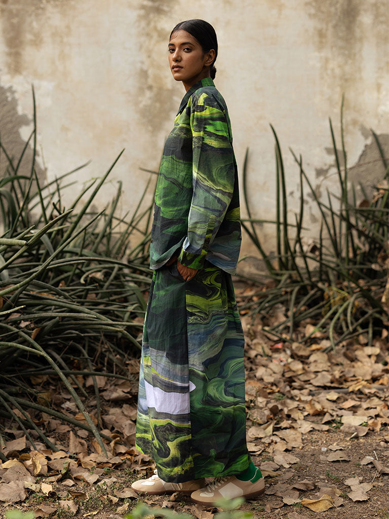 Earo Green Shirt TOPS Doodlage   