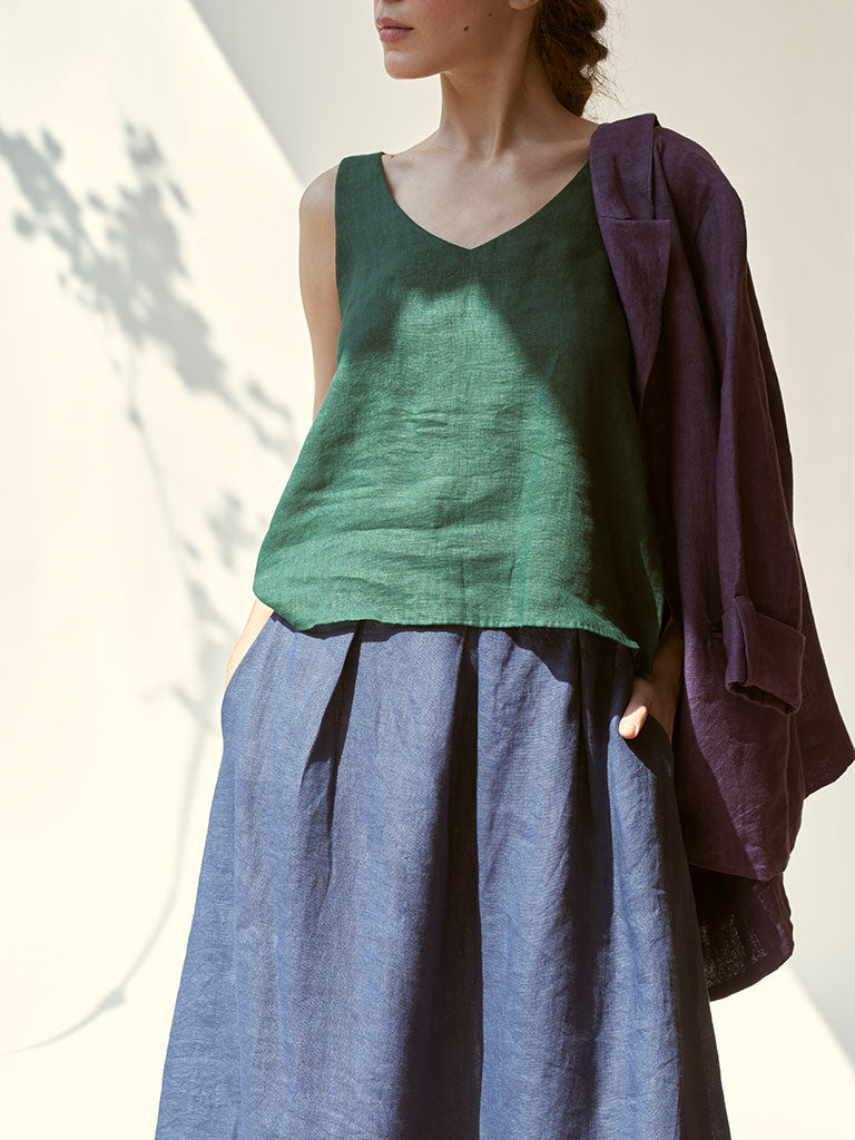 Today's Mood Purple Skirt Set SETS IKKIVI   