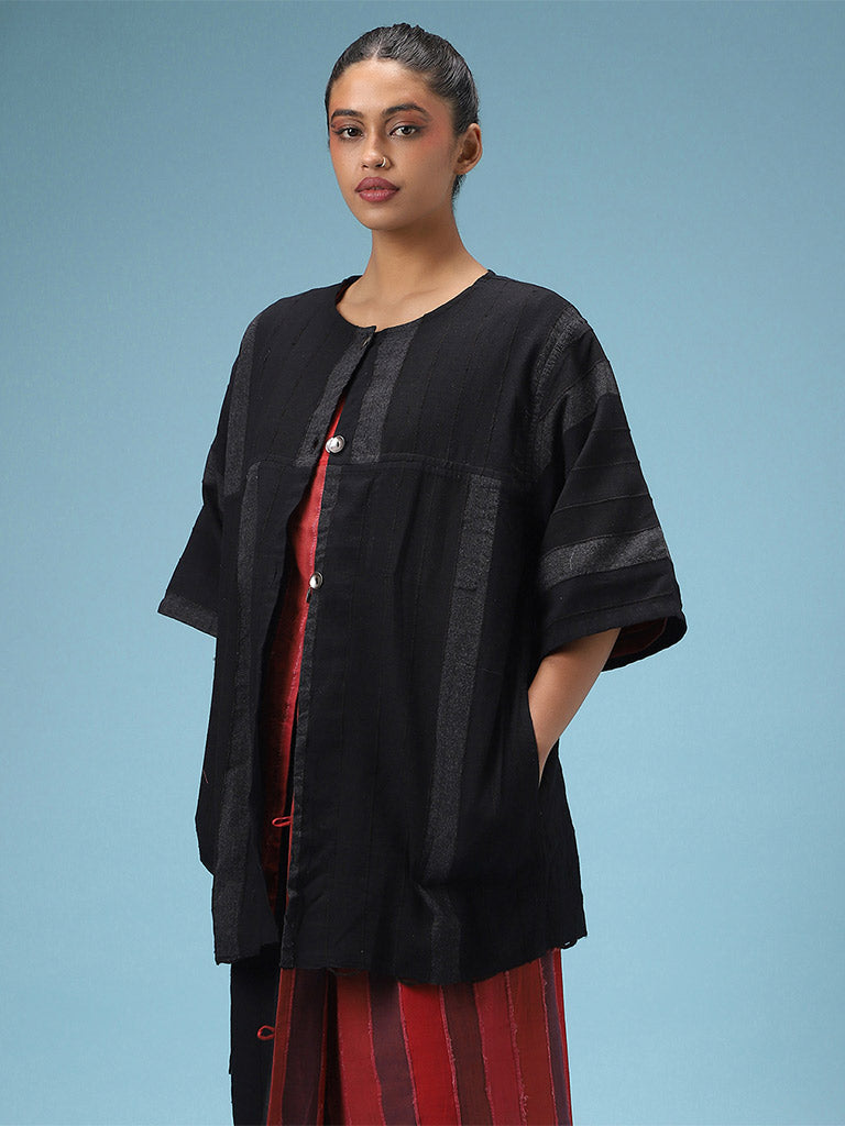 The Dual Essence Black Jacket JACKETS IRO IRO