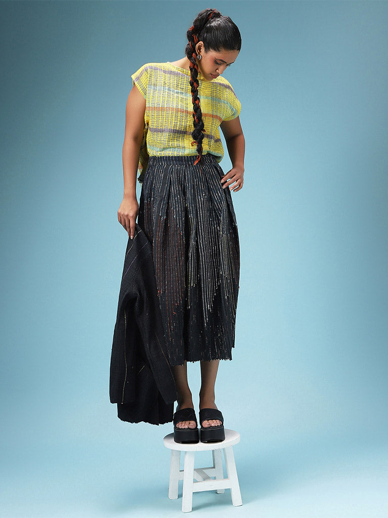 Drizzle Upcycled Cotton Skirt BOTTOMS IRO IRO