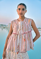 Pwint Tie-Up Top TOPS Ahmev