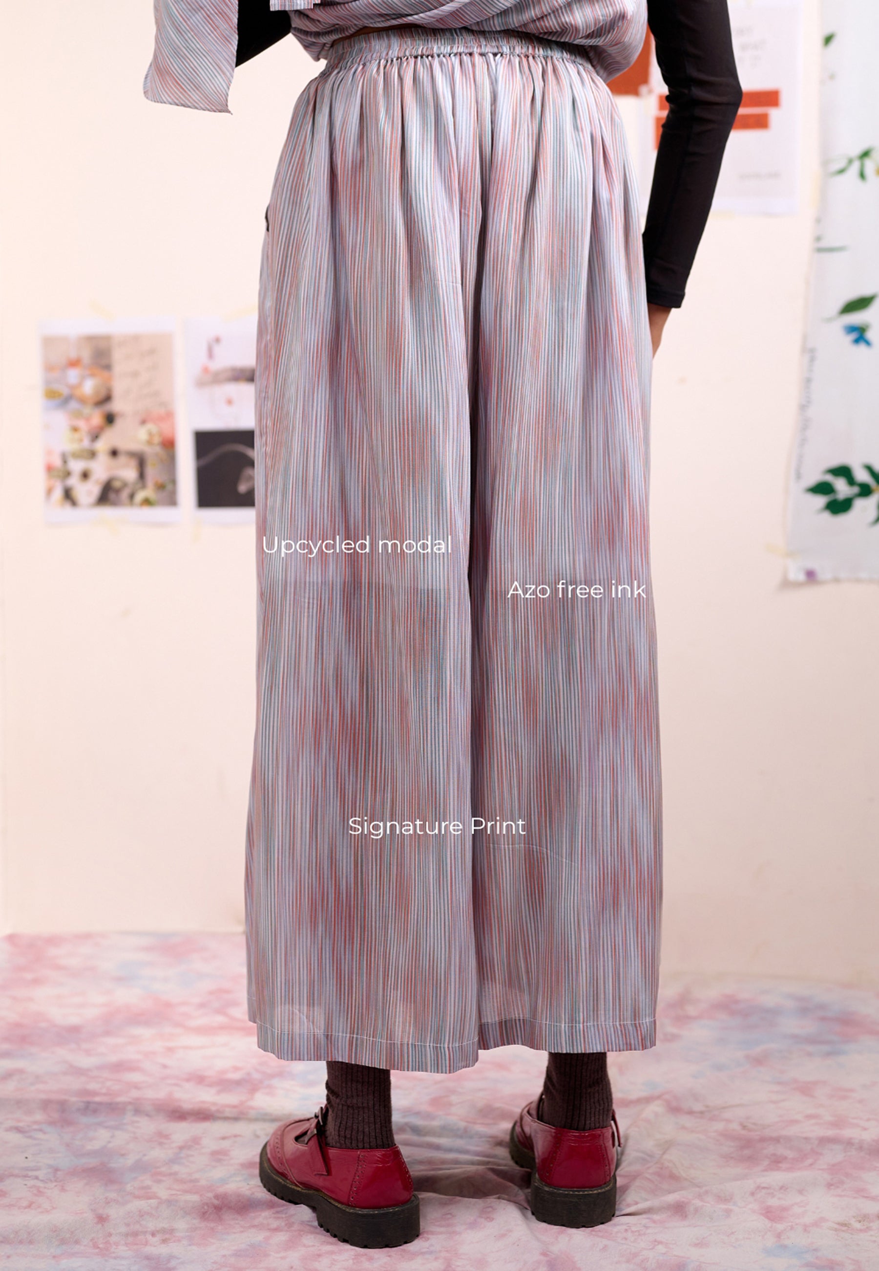 Rehno Striped Pants BOTTOMS Doodlage