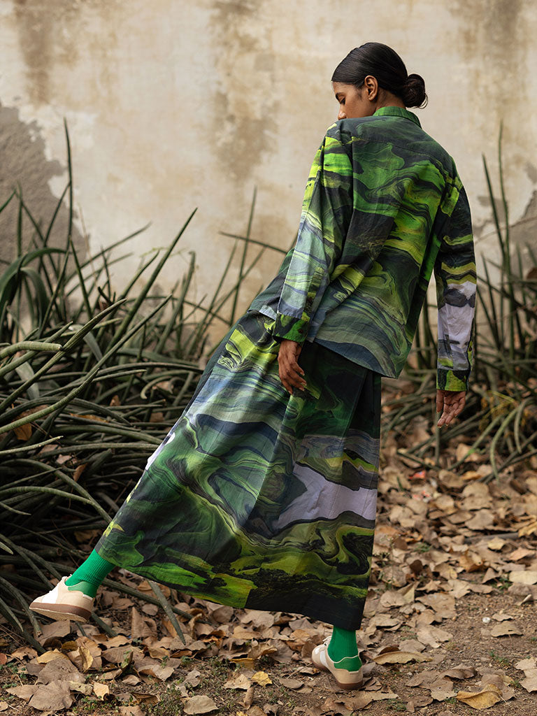 Earo Green Shirt TOPS Doodlage   