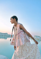 Pwint Tie-Up Top TOPS Ahmev