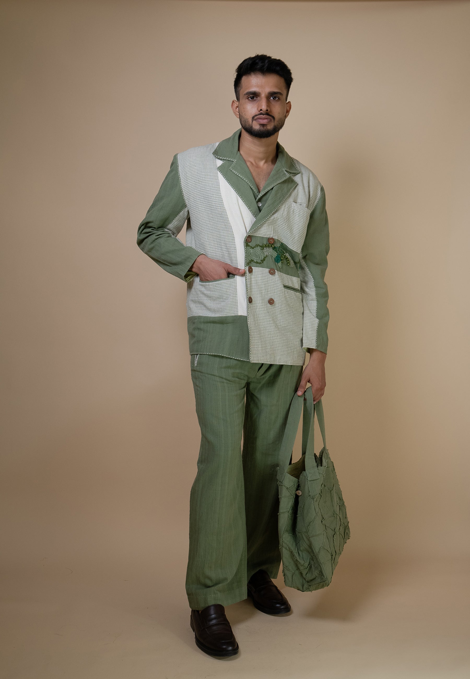 Meadows Unisex Double Breasted Blazer JACKETS IKKIVI