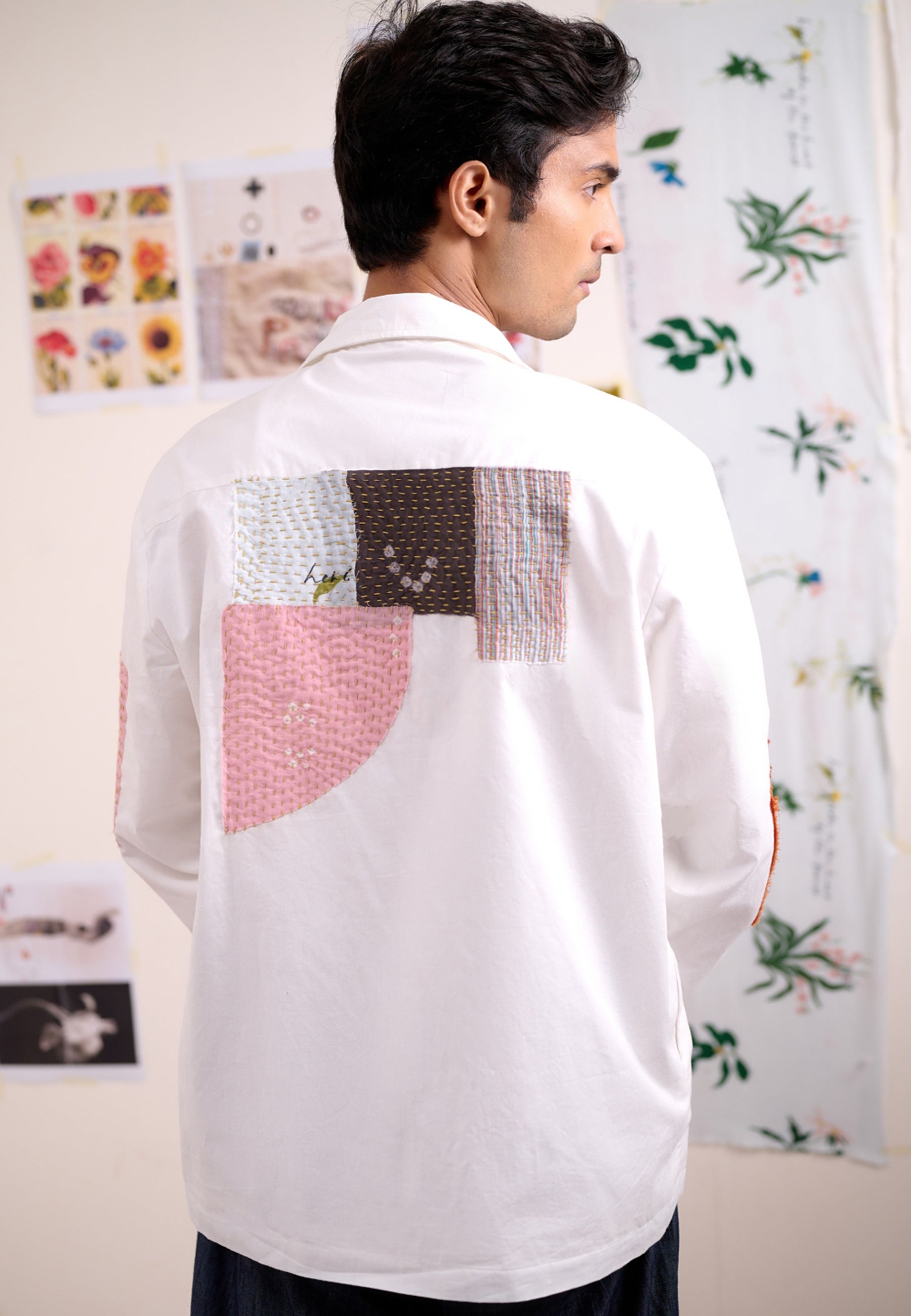 Novelle Patchwork Unisex Shirt TOPS Doodlage