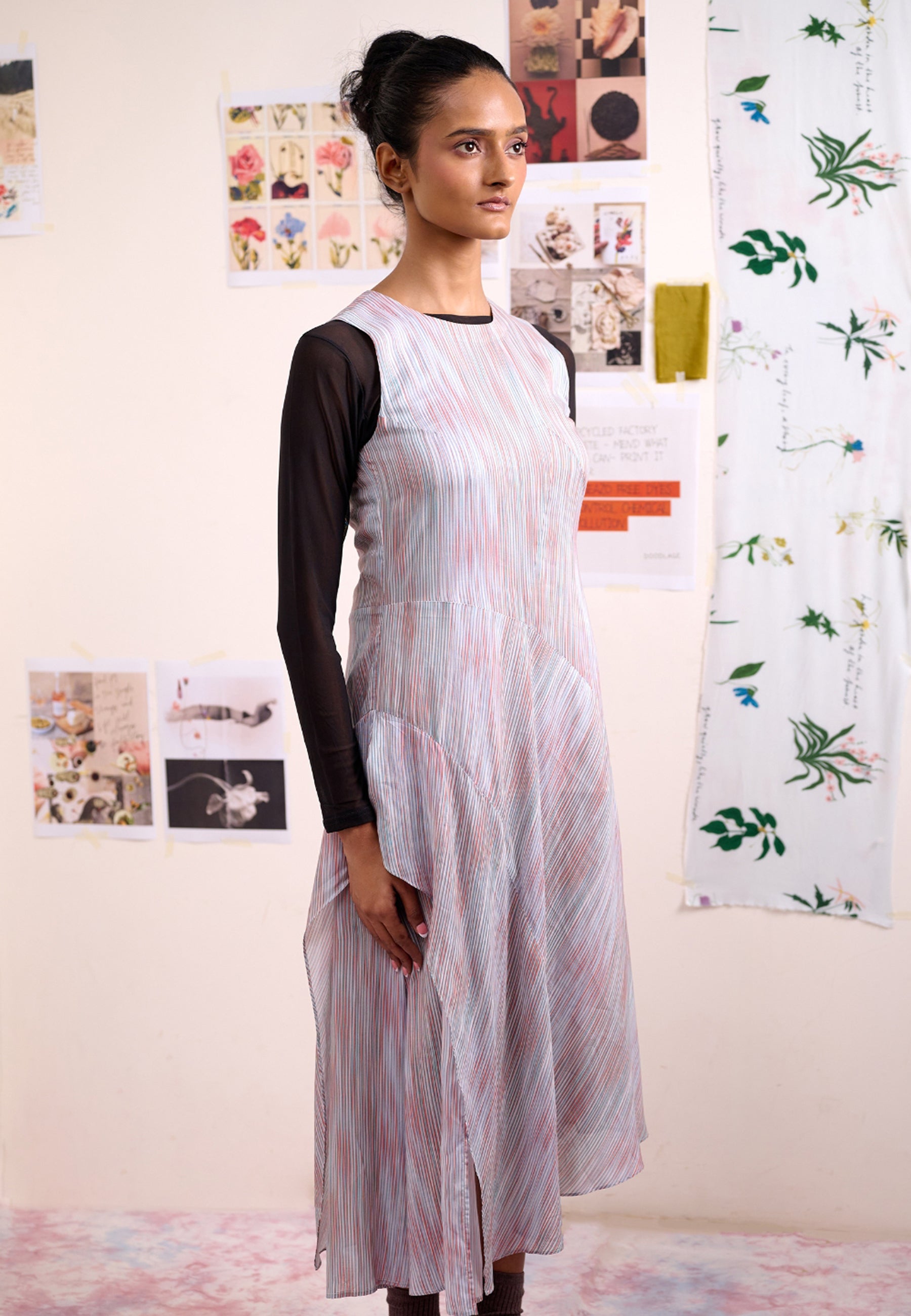 Heron Striped Dress DRESSES Doodlage