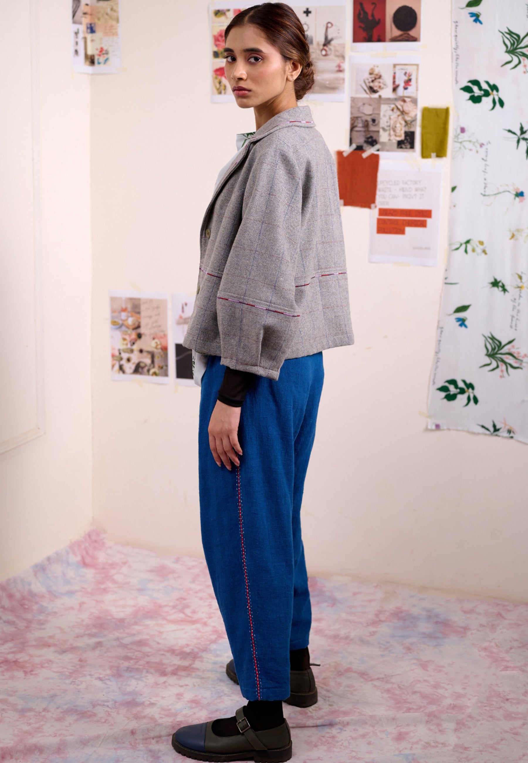 Oren Blue Pants BOTTOMS Doodlage