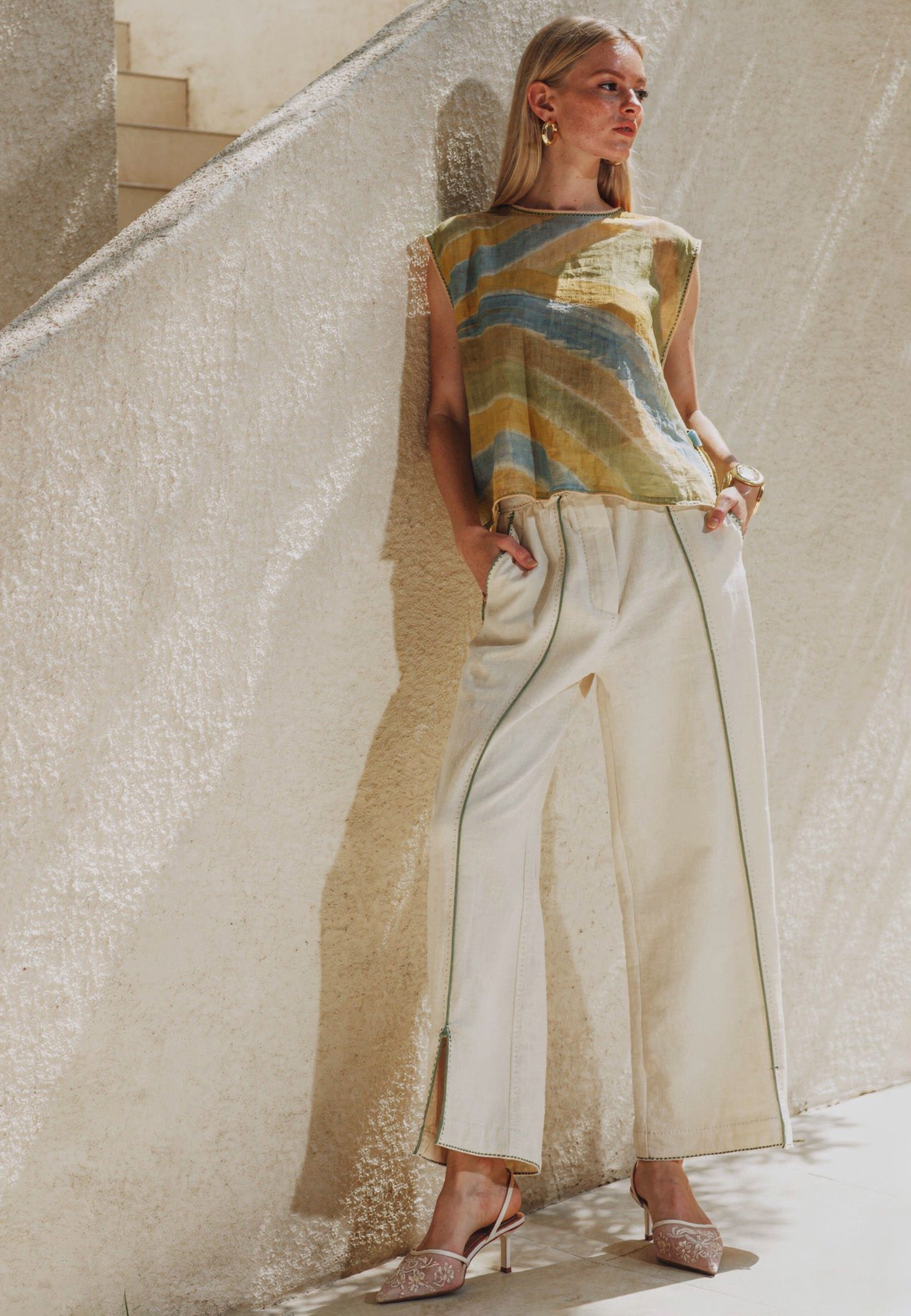 Meadows Unisex Front Slit Pants BOTTOMS IKKIVI