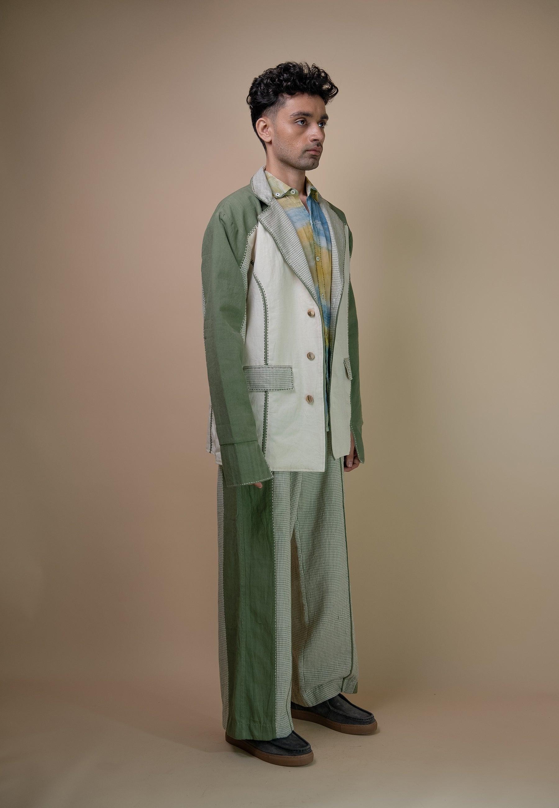 Meadows Unisex Colour Blocked Blazer JACKETS IKKIVI
