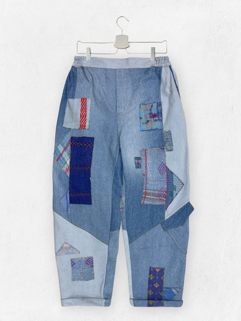 Aki Pants BOTTOMS IKKIVI One Size Pattern 4 Cotton