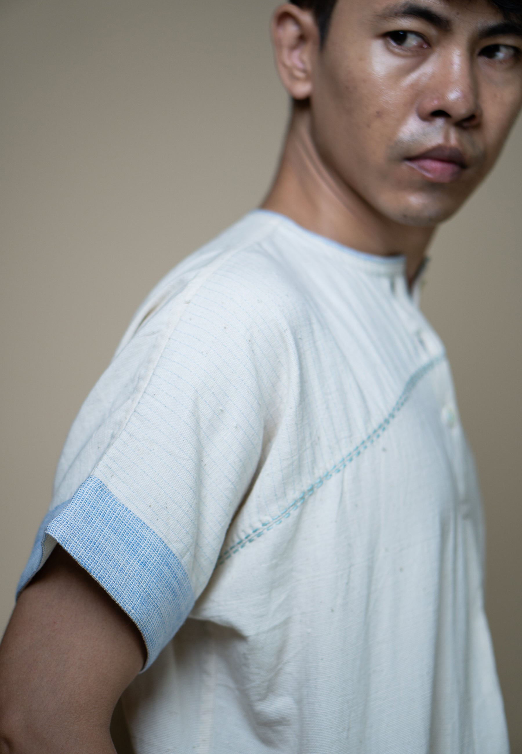 Meadows Unisex Yoke Detail Shirt TOPS IKKIVI