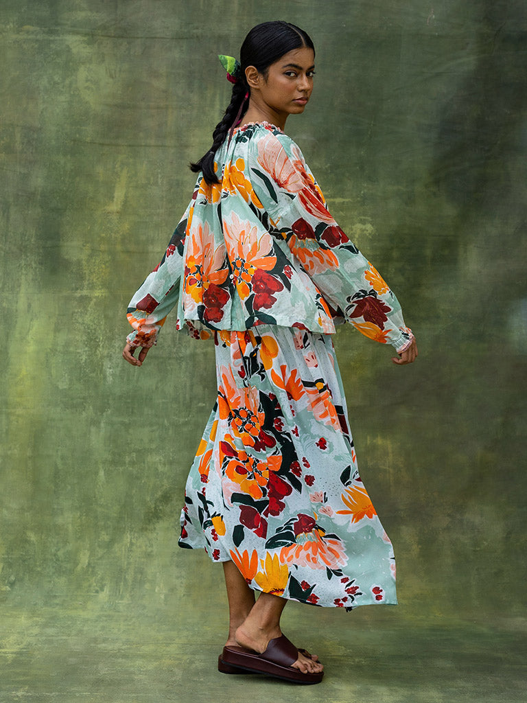 Mia Floral Skirt BOTTOMS Doodlage