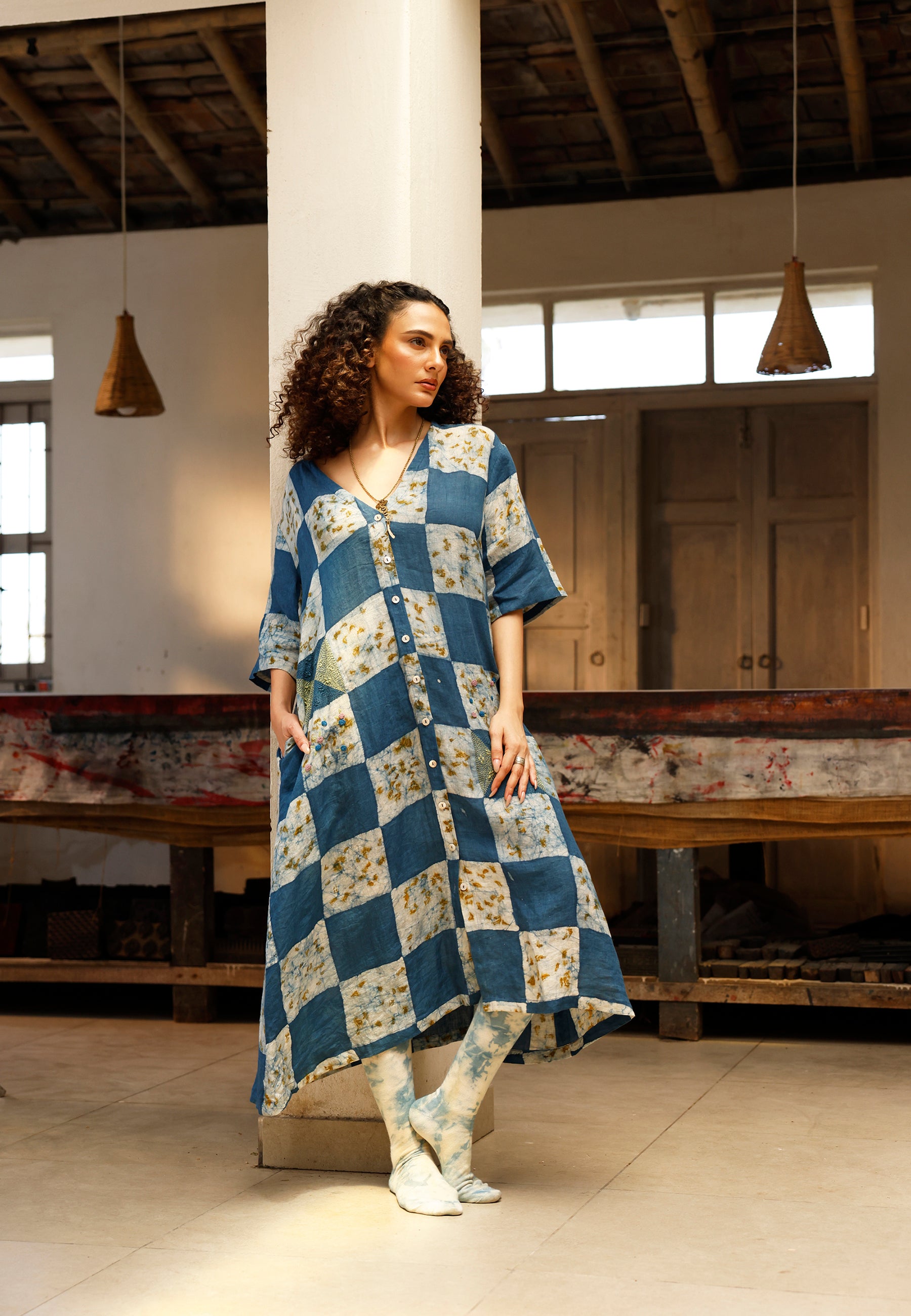 The Ebha Mosaic Dress DRESSES IKKIVI