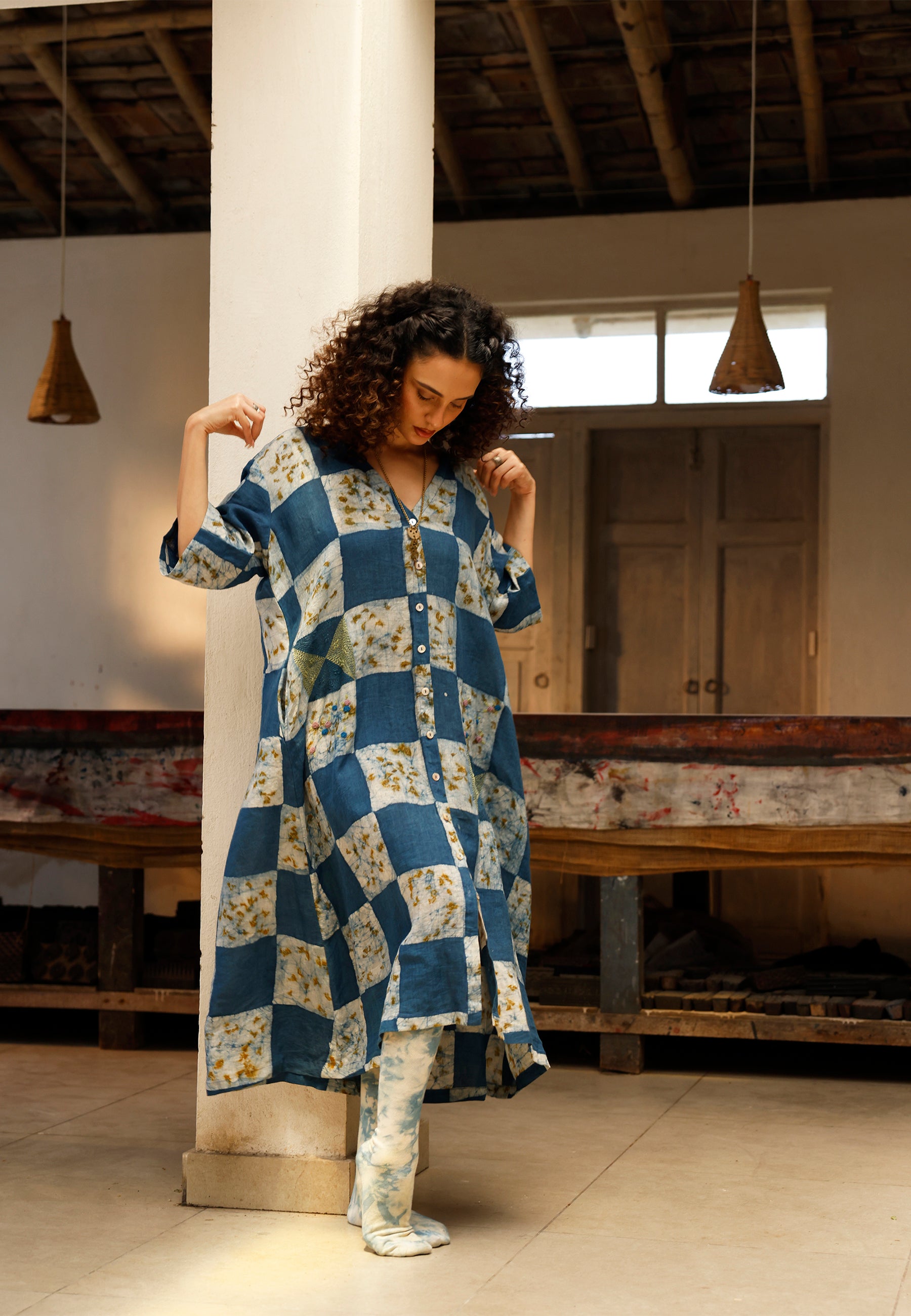 The Ebha Mosaic Dress DRESSES IKKIVI