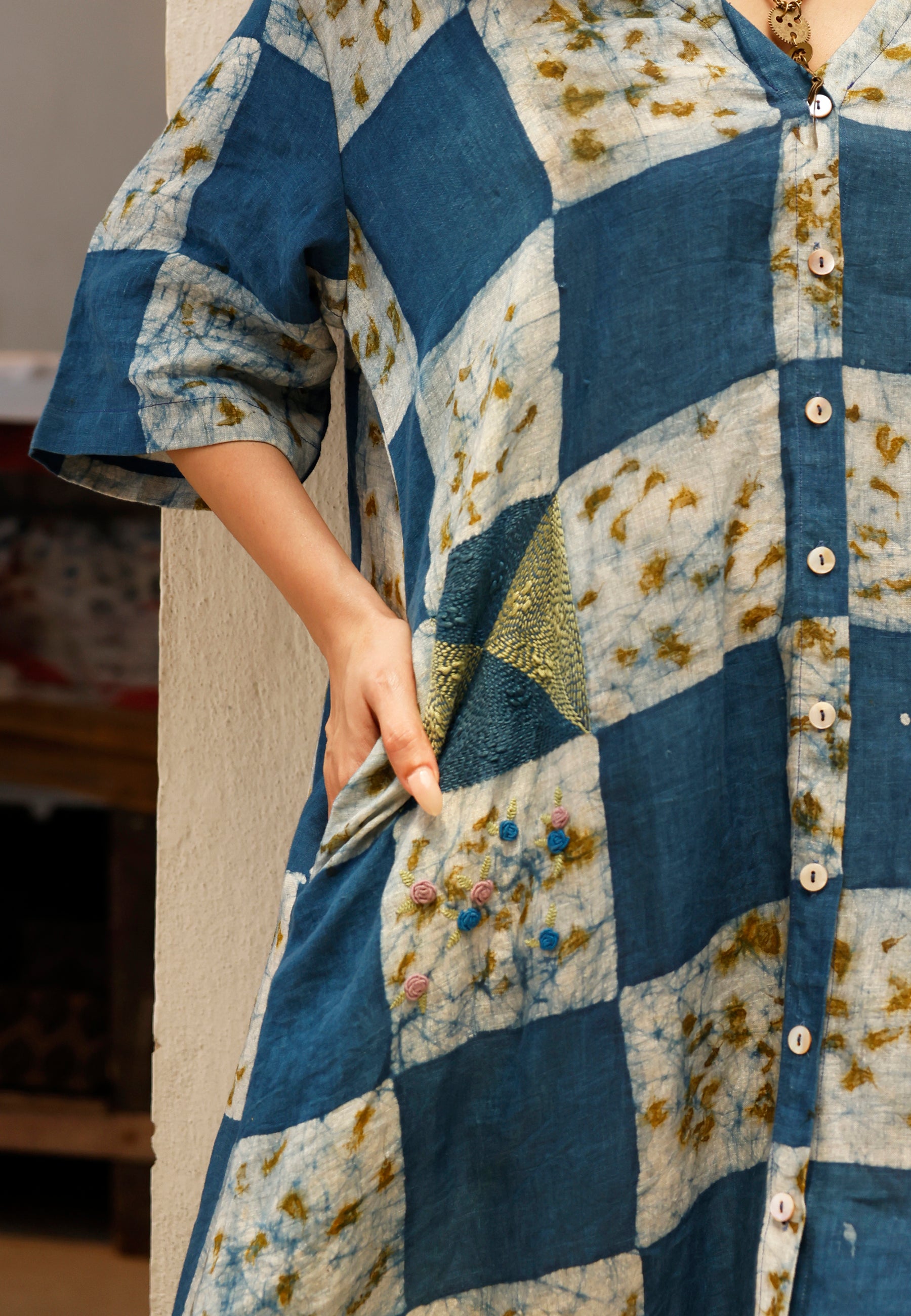 The Ebha Mosaic Dress DRESSES IKKIVI