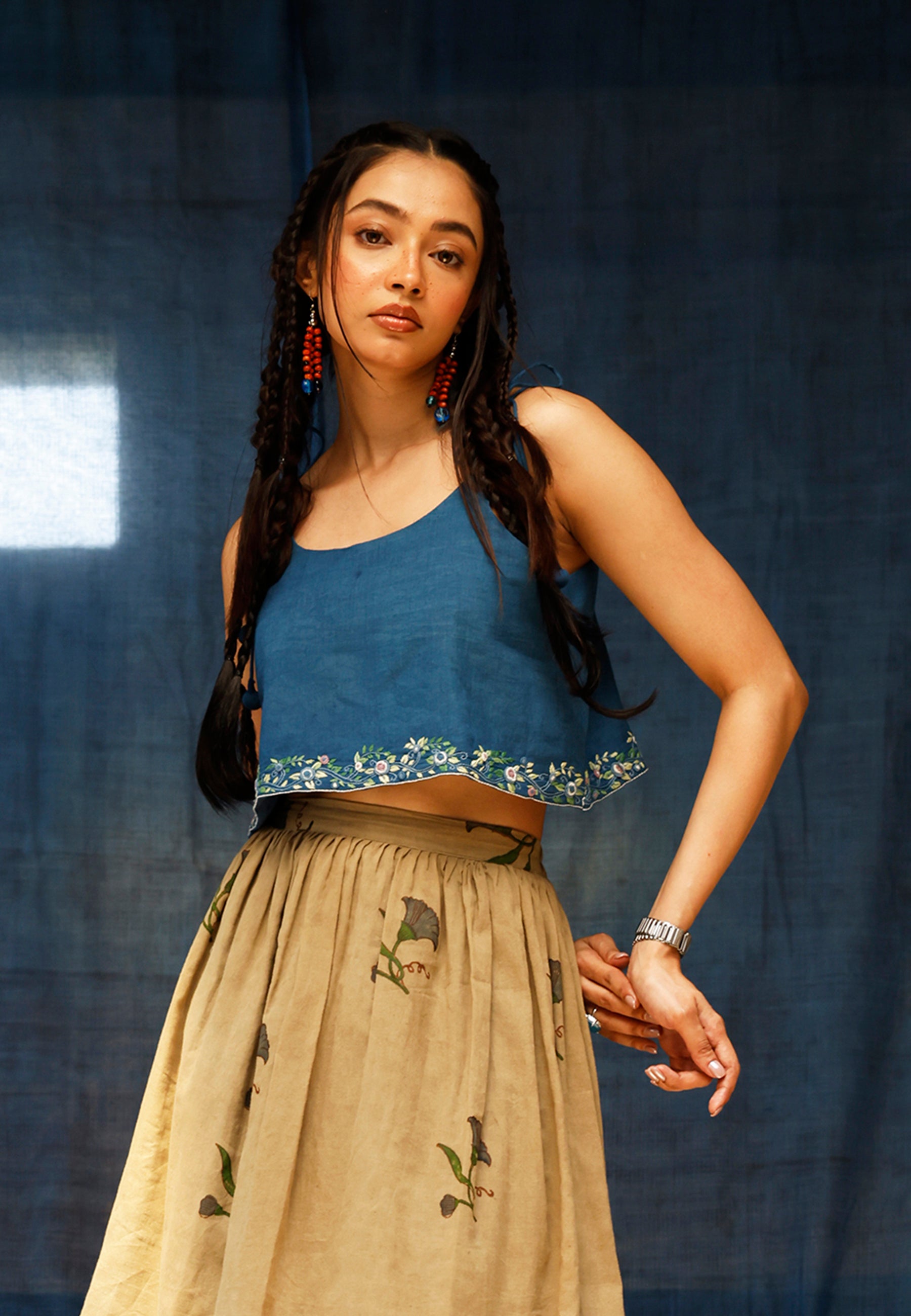 The Bluenn Crop Top TOPS IKKIVI