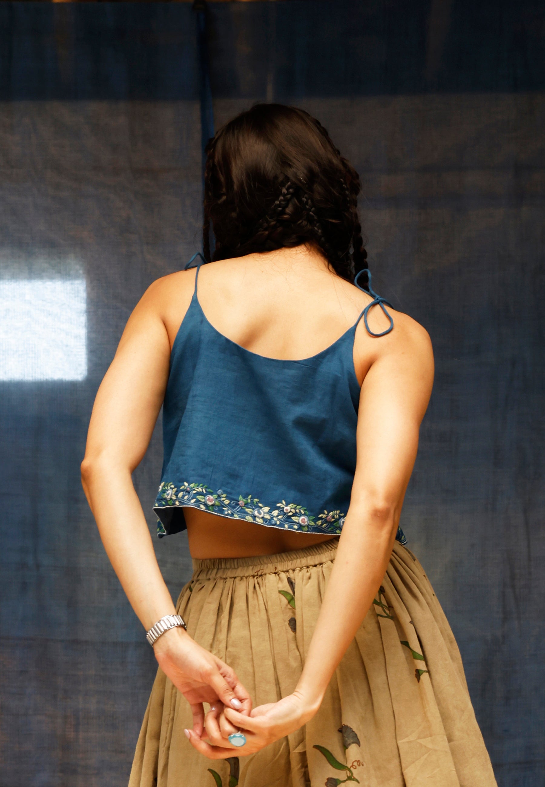 The Bluenn Crop Top TOPS IKKIVI