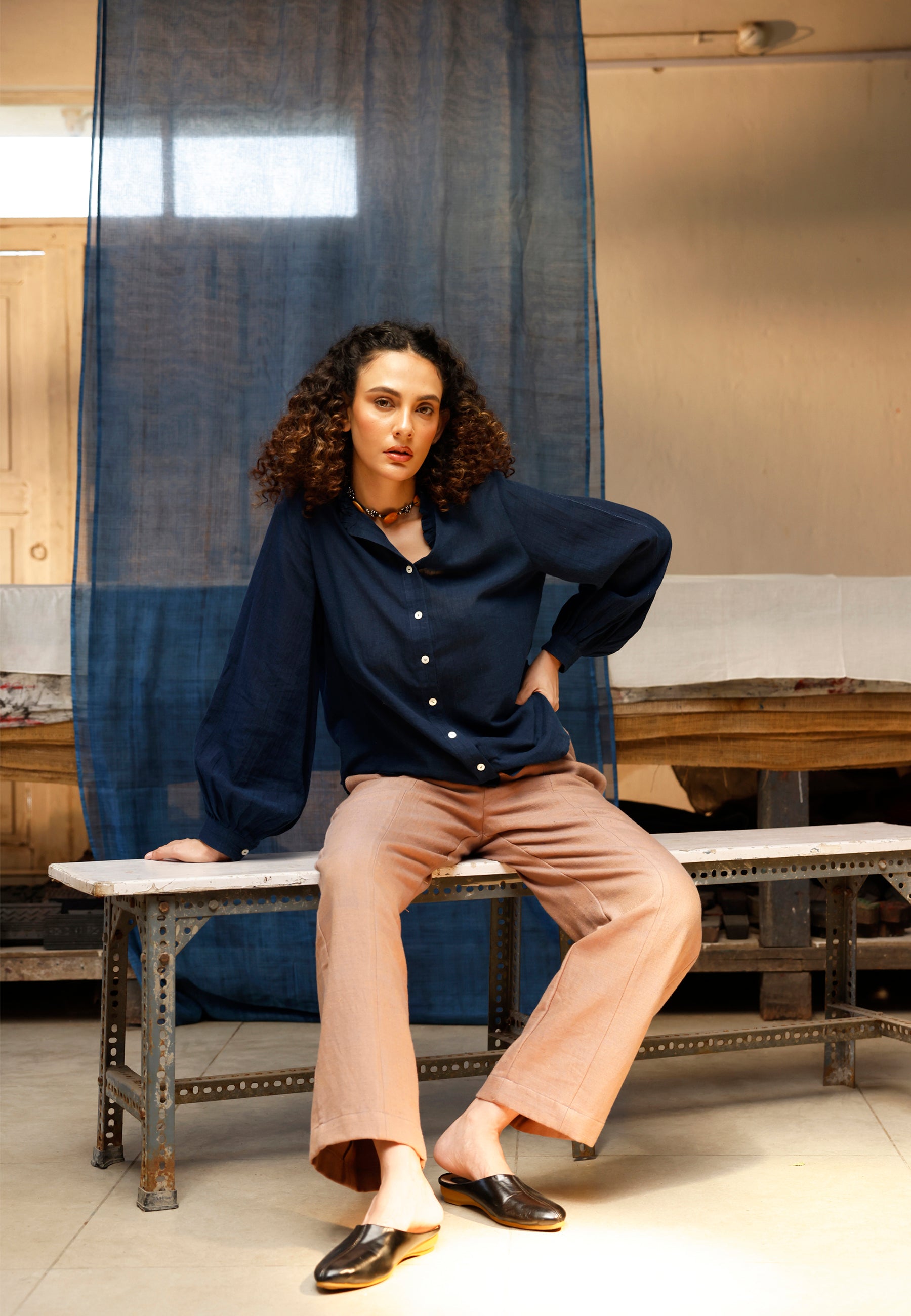 Kattha Dyed Earthbound Pant BOTTOMS IKKIVI