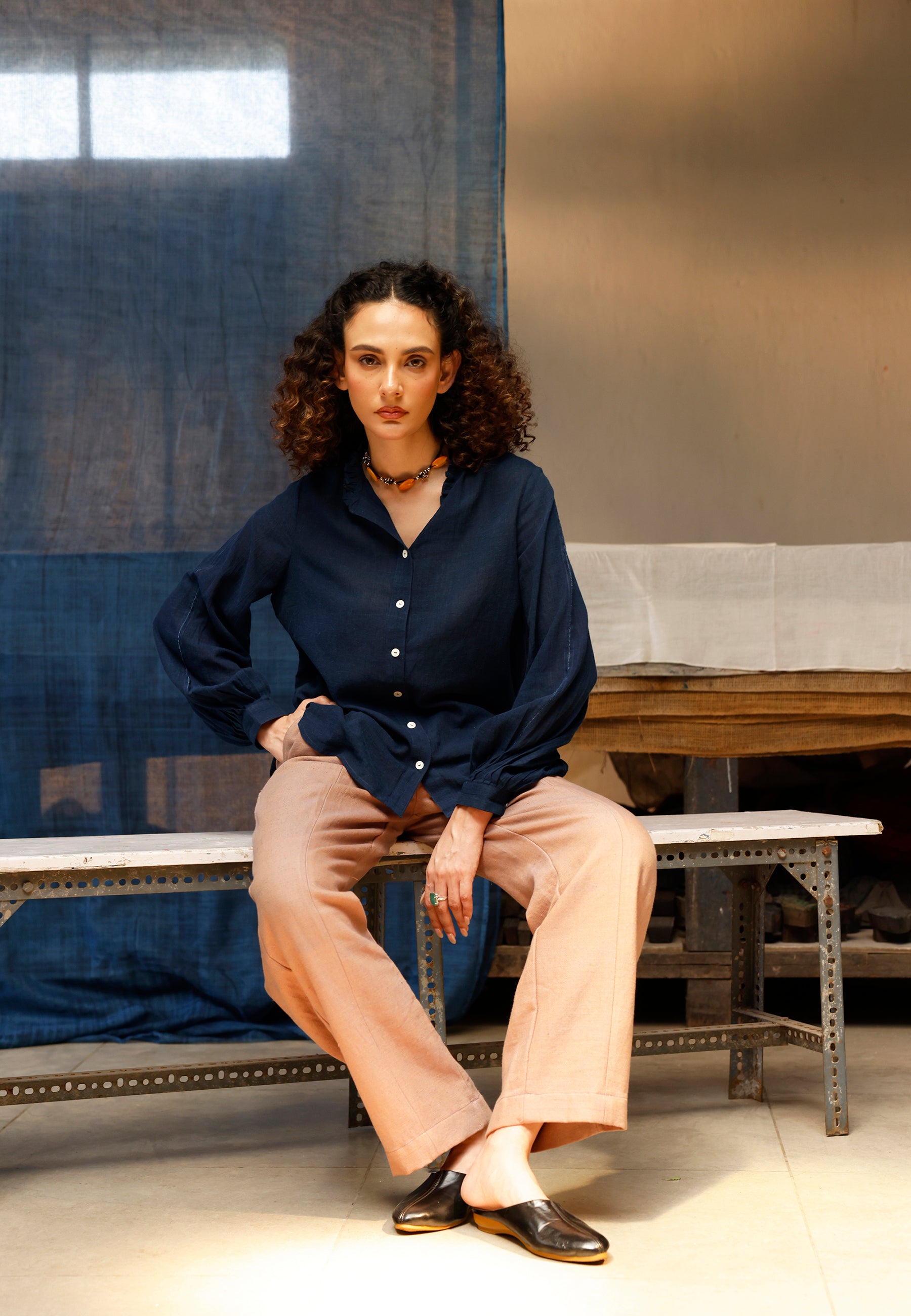 Kattha Dyed Earthbound Pant BOTTOMS IKKIVI